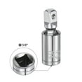 thumbnail image 3 of Uxcell 3/8" Drive 17mm Deep Socket Swivel Joints Hex Shank Impact Driver Adaptor Set, 3 of 7