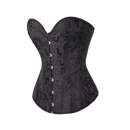 Vblhal Women s Lingerie Tube Tops Deals Today Clearance Strapless Renaissance Overbust Bodice Push up Corsets Bustier Slim Corset Body Shaper