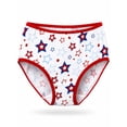 thumbnail image 3 of Ways to Celebrate Girls 4th of July Briefs, 5-Pack, 3 of 7
