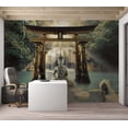 thumbnail image 4 of Zen Wallpaper Wall Mural - Buddha Smile, 4 of 5