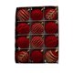 thumbnail image 3 of Juego de 12 bolas navideñas de franela roja para decorar el árbol de Navidad, mejora 2024, juego de bolas navideñas de 2,36 pulgadas, adornos colgantes para fiestas, bodas, decoración del hogar., 3 of 3