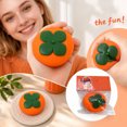 thumbnail image 4 of Squishy Hand Squeeze Decompression Fidget Toy, Anxiety Reducing Sensory Play Toy, Pocket‑sized Portable Toy for Boys Girls, Office Classroom Use and Holiday Present(Fruit Persimmon), 4 of 7