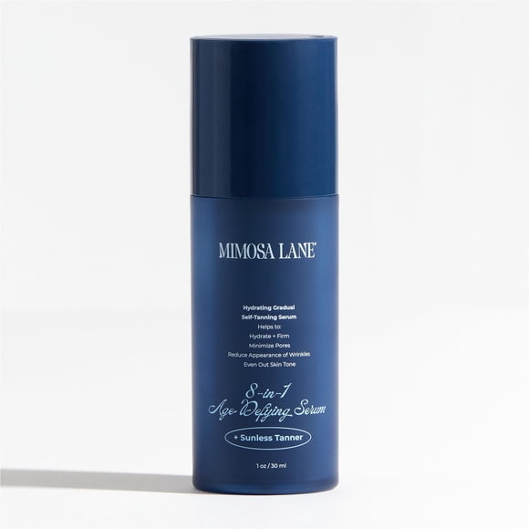 Sérum facial autobronceador Mimosa Lane 8 en 1 que desafía la edad, 30 ml