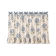 thumbnail image 2 of Farmhouse Kitchen Stove Curtain, Ruffled Lace Trim Stove Cover Curtain with Floral Prints, Decorative Oven Door Curtain for Vintage Kitchen Decor(22*31"), 2 of 4
