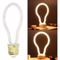 thumbnail image 1 of Ampoule LED, Filament 4W 220V 2700K E27 A Mené la Lumière Ambiante Lumière Chaude pour la Maison, Café, Bureau Verre Clair, 1 of 5