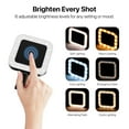 thumbnail image 6 of GlowOn Magnetic Selfie Ring Light – 6 Light Modes, USB-C Rechargeable – Compatible with MagSafe & Magnetic Phones – Black, 6 of 8