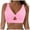 Pink, variant on ZQUUVOU Women's Swimsuit Top Sleeveless Solid Swimsuit Push-Up Padded Swimsuit (Olive Green,XL)