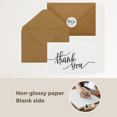 thumbnail image 2 of Thank You Cards With Matching Stickers, Durable Kraft Envelopes For Graduations Engagements, 24PCS, 2 of 5