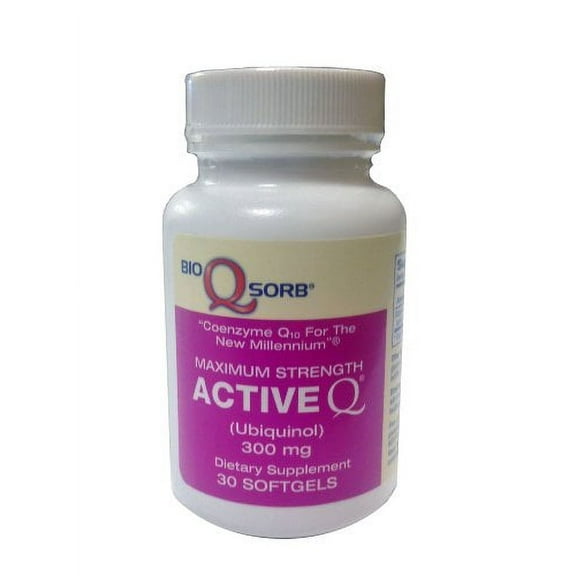 Active-Q Ubiquinol 300mg (30 Softgels) featuring Kaneka Ubiquinol CoQ10