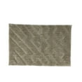 thumbnail image 2 of Home Decor Naples Collection Microfiber Bathmat – 20" x 30", Cream, Soft and Absorbent Bathroom Rug, 2 of 3