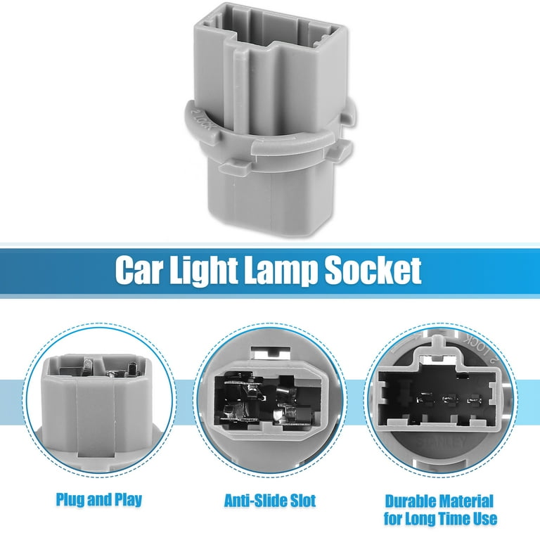 2pcs Turn Signal Light Bulb Socket Front Tail Light Lamp Holder