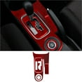 thumbnail image 1 of Real Bright Soft Car Interior Carbon Fiber Sticker DecorationRed Carbon Fiber Interior Gear Shift Kit Cover For Mitsubishi OutlanderAuto Car Protection Interior Accessories, 1 of 8