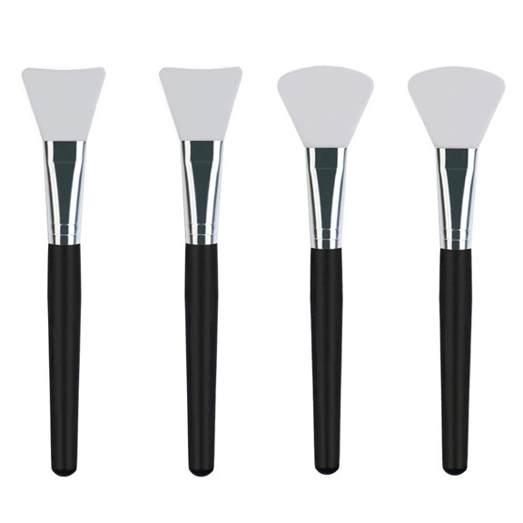 Sherry Premium Silicone Mask Makeup Brush Set of 4 for Facial Mud, Clay Mask, DIY, Styling Mask, Body Lotion and BB CC Cream