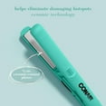 thumbnail image 2 of Conair Mini 1/2" Ceramic Flat Iron Hair Straightener, Turquoise, 2 of 8