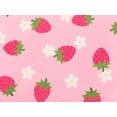 thumbnail image 3 of Cooltree Crewneck Sweatshirt for Girls - Pink Strawberry Long Sleeve Pullover Ruffle Trim Tops Size 4T, 3 of 7