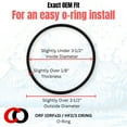 thumbnail image 3 of Captain O-Ring  ORF ORFx3 HF2/3 ORING for iSpring RCC RO and Hydronix HF2/3/4 3 Pack, 3 of 7