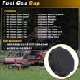 thumbnail image 2 of Fuel Gas Cap for Exmark Front Runner Lazer Z AC AS CT HP Navigator Metro Five Speed HP Phaser Quest Turf Tracer ECS for Viking Hydro Lawn Mower Fuel Tank Cap Cover Filler Door 103-3536, 2 of 7