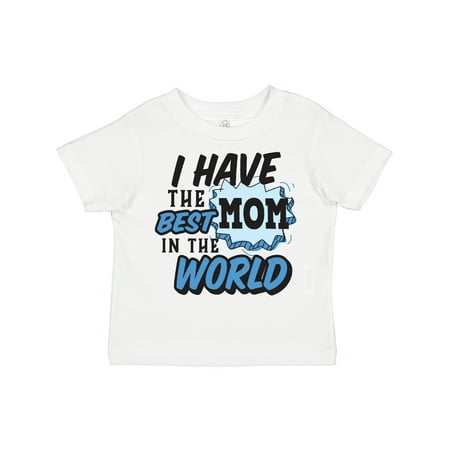 

Inktastic I Have the Best Mom in the World with Speech Bubble Boys Toddler T-Shirt