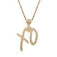 thumbnail image 1 of Guardurnaity Collar único de Hip Hop con colgante para mujer, regalo de moda, collar con colgante, collar de cadena, oro de moda Type2 NO2, 1 of 6