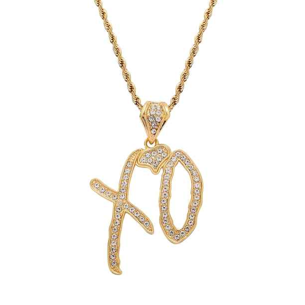 Sonducket Collar elegante colgante para mujer de moda regalo colgante collar cadena collar Hip Hop oro Type2 NO2