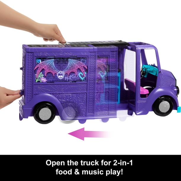 Monster High Draculaura Doll and Fangtastic Rockin' Food Truck
