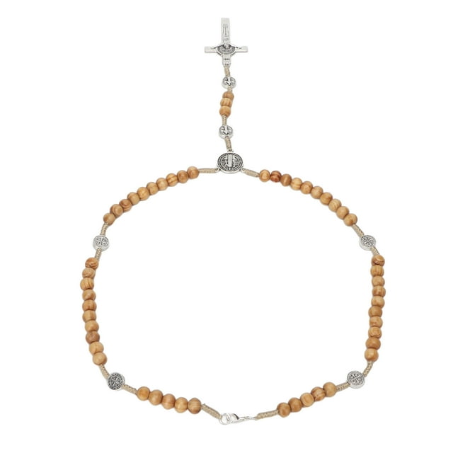 Cuentas De Oración De Madera, Cuentas De Rosario Hechas A Mano, aleación De Zinc De Madera Ligera Portátil Para Fiestas
