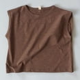 thumbnail image 3 of KyCheLot Cotton Tank Tops for Kids Summer Crew Neck Solid Color Sleeveless Tank Tops Trendy Workout Schoolwear, 3 of 7