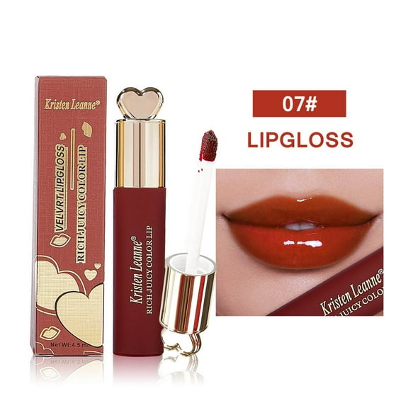 Lip Gloss, Long-Lasting Lip Gloss, Mirror Finish Moisturizing Lip Gloss, Hydrating Non-Sticky Lip Gloss with Water-Gloss and Smudge-Proof Wear