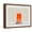 Brown Frame, variant on Art.com Mid Century Modern Front Door Art Print by Jen Bucheli, Brown Frame Wall Art, 21" x 17"