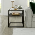 thumbnail image 6 of Evelyn&Zoe Nellie 20" Wide Square Side Table, Blackened Bronze, 6 of 10