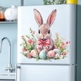 thumbnail image 7 of Tumdkd Easter Window Stickers 12x12 Inch, Rabbits Easter Egg Adhesive Decals, Watercolor Bunny Wall Stickers, Removable PVC Window Clings for Home Glass Door Decoration, 7 of 7