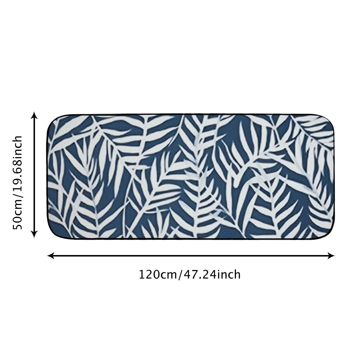 Qinduosi Tropical Leaves Plant Vintage Front Door Mat Welcome Mat,Non-Slip;Absorbent Indoor Door Mats,Durable Rubber Backing Floor Doormat for Entryway,Patio,Porch,Farmhouse Line Rustic