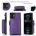 thumbnail image 3 of Funda tipo cartera para iPhone 12 con tarjetero y correa para el hombro para mujer, 3 of 5