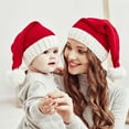 thumbnail image 6 of Gcvizuso Christmas Hats, Santa Hat, Toddler Girl&boy Baby Infant Kids And Winter Christmas Hat Bunny Warm Children's Pure Color Parent-child Woolen Hat, 6 of 8