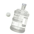 thumbnail image 4 of Botella de dispensador de agua transparente de barril de contenedor de agua con tapa y mango para emergencia doméstica al aire libre 15L, 4 of 8
