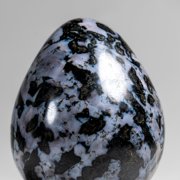 Genuine Polished Indigo Gabbro Egg from Madagascar (1.3 lbs)