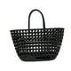 thumbnail image 3 of Bolso tote tejido para mujer, elegante, de gran capacidad, con asa superior, ideal para ir al trabajo o para citas. Negro, 3 of 9