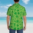 thumbnail image 6 of Kll Men'S Hawaiian Shirt Short Sleeve Button Down Beach Shirts-St Patrick'S Day, 6 of 8