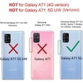 thumbnail image 2 of for Galaxy A71 5G Case, A71 5G Phone Case,[NOT for Verizon A71 5G UW] [Military Grade] Ring Car Mount Kickstand Hybrid Hard PC Soft TPU Shockproof Protective Case for Samsung Galaxy A71 5G (Red), 2 of 7