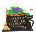 thumbnail image 4 of DIY Wooden Halloween Advent Calendar 7.8x6.7 Inch Desk Ornament Easily Install, 4 of 9