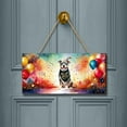thumbnail image 2 of Hello 2025 Pitbull Celebrates Happy New Year Firework Balloon Landscape Wood Sign Terrier Dog Lover Hanging Wall Home Decor - 02024, 2 of 5