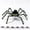 Green, variant on Halloween Decorations Indoor Cool Plush Black Spider with Mini Top Hat Blue Sunglasses Funny Bendable Novelty Tabletop Ornament Spooky Party Scene Decor