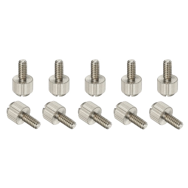Uxcell Computer Case Thumb Screws, Thread PC Computer Case Fastener Thumb Screws for DIY PC Cover 6-32x8mm