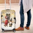 thumbnail image 4 of Happy New Year 2026 German Shorthaired Pointer Santa Gnome Holiday Party Snow Travel Luggage Cover GSP Lover Dog Gift Suitcase Dust Protective Decor - 13019, 4 of 5