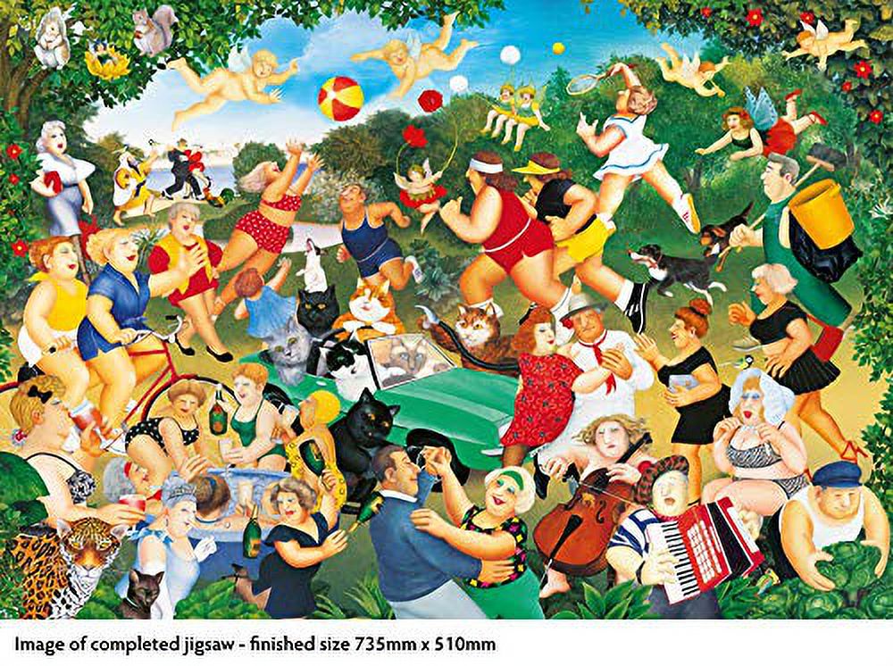 1000-piece Jigsaw Puzzles: Adult Jigsaw Puzzle Beryl Cook: Good Times : 1000-Piece Jigsaw Puzzles (Jigsaw) - image 2 of 3