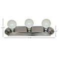 thumbnail image 2 of Sunlite Art Deco Vanity Light Fixture, Chrome, 2 of 5