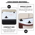 thumbnail image 3 of Miangastore Air Hockey Pushers Black Plastic 1 Set 2.5in, 3 of 8