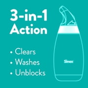 Vicks Sinex Saline Nasal Rinse + Packets, Nasal Decongestant for Sinus Relief, 30 Count