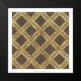 thumbnail image 2 of Vess, June Erica 20x20 Black Modern Framed Museum Art Print Titled - Golden Trellis VIII, 2 of 5