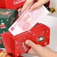 thumbnail image 4 of Juego Caja Regalo Sorpresa Navideña Rebote Emergente Con Dinero (16) Rojo, 4 of 6